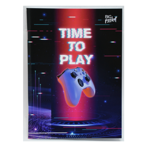 CUADERNO 17X22 TAPA FLEXIBLE ABROCHADO GAME ZONE X 48 HOJAS - Imagen 4